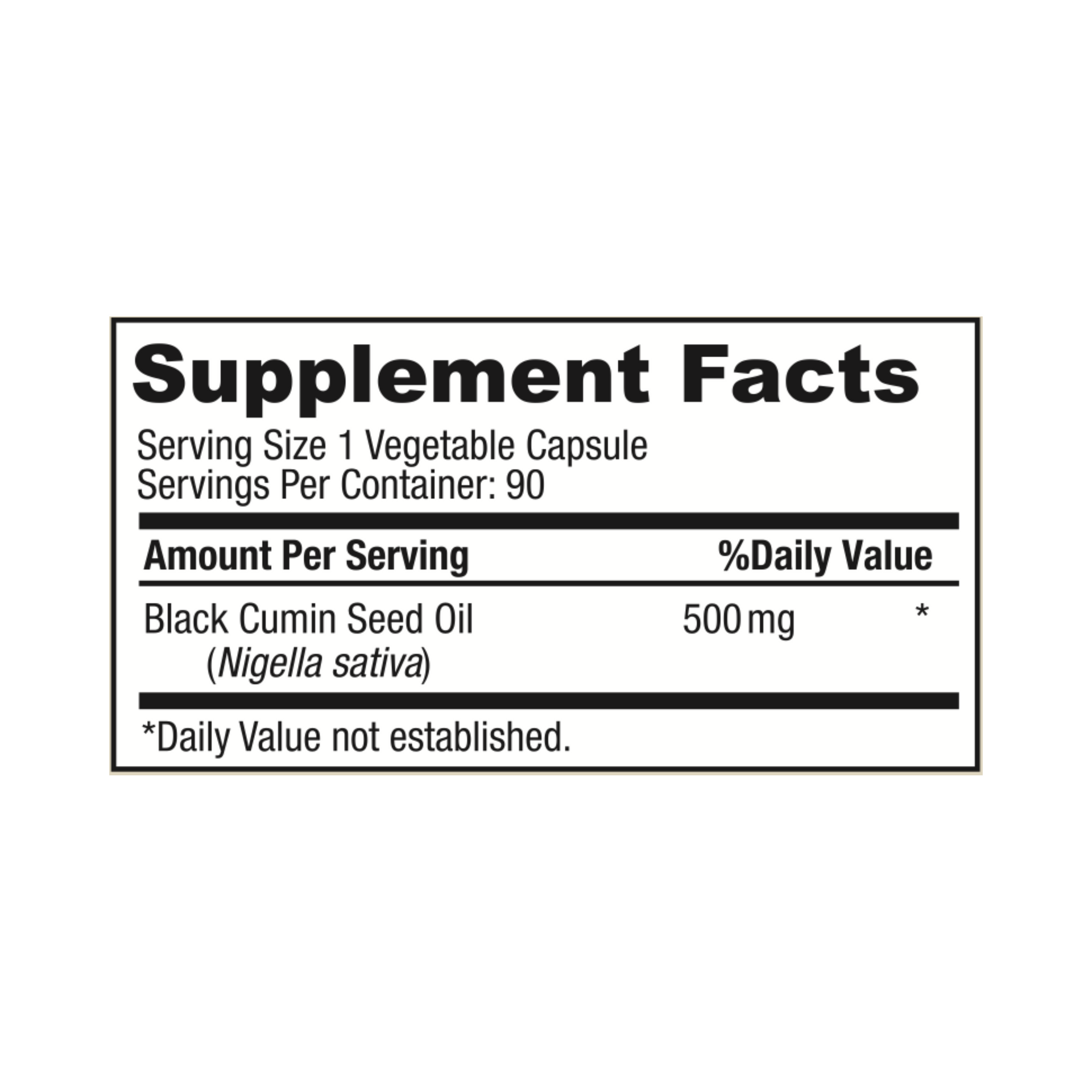 Black Seed Oil
